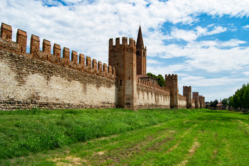 City wall and fortification of Montagnana, near Padua