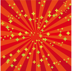 Red, radial, glitter, background