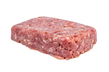 Raw meat pork chop isolated on white background.food concept for advertising