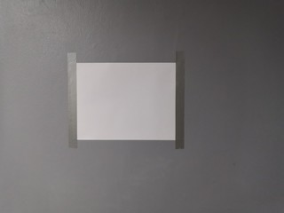 Paper on wall