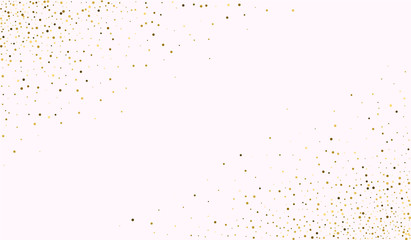 Pink Circle Light Illustration. Art Dot Banner. Golden Design. Pink Glow Vector Wallpaper. Splash Luxury Card.