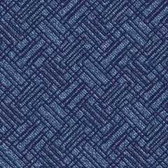 Jeans Washed Indigo Striped Shirt background. Denim Seamless Vector Textile Pattern. Blue Jeans Cloth with Chevron Stripes Repeating Pattern Tile. Father's Day Background. Men's Fashion Fabric