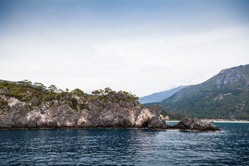 Naklejka premium The harbours of an Aegean sea