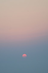 Beautiful sunrise on the flight toward Doha.