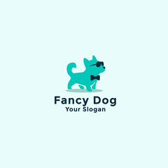 Fancy dog logo