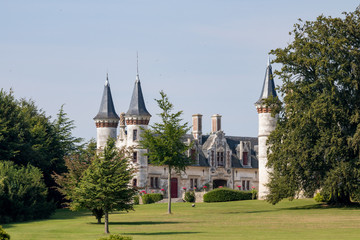 Fototapeta na wymiar Le château de Régnière-Ecluse