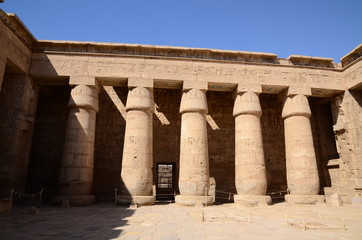 Obraz premium TEMPLE DE TOUTHMOSIS III TEMPLE DE KARNAK LOUXOR EGYPTE