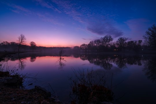 sunset on the lake © Kurt