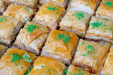 sweets multicolored candy bars Turkish delight