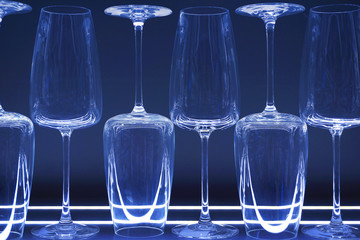 glass glasses with backlight