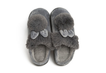 soft slippers isolated