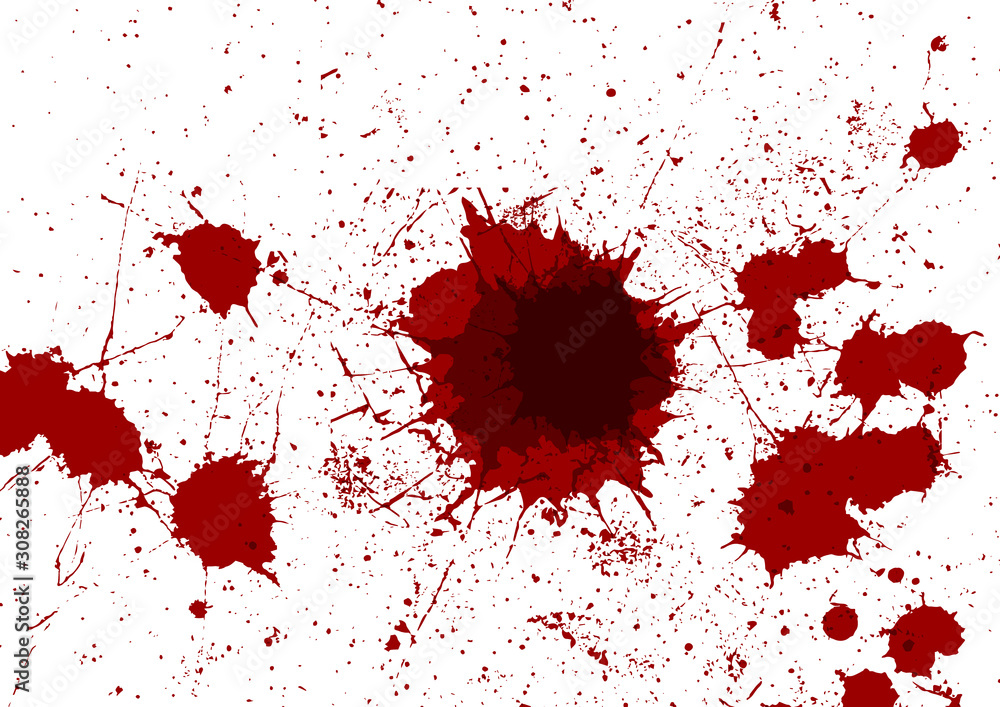 Poster abstract vector red color splatter design background. illustration vector design.