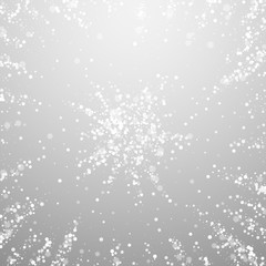 Magic stars sparse Christmas background. Subtle fl