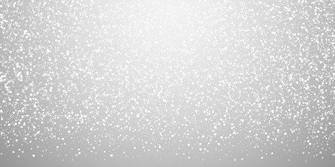 Random white dots Christmas background. Subtle fly