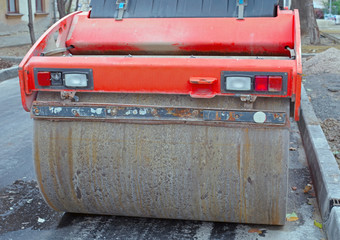 Heavy Vibration roller compactor for road repairing