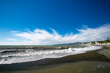 view of the beach