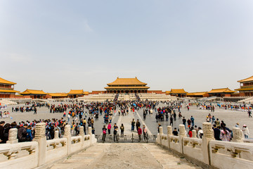 Forbidden city in Beijing, China