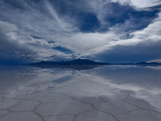 Obraz premium Salar de Uyuni the biggest salt lake on earth