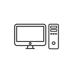 Computer Icon Vector Illustration