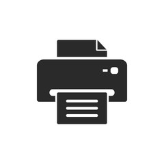 Printer Icon Vector Illustration