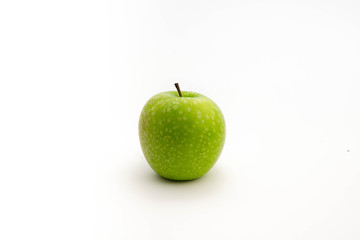 green apple in isolated white background