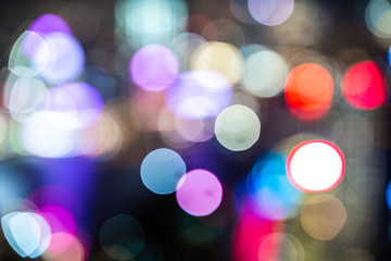 Blurry light dots, abstract background