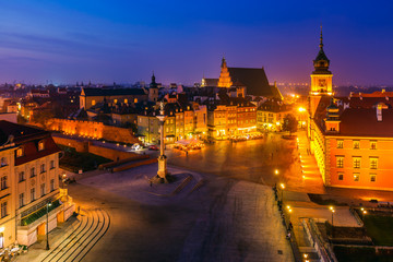 Fototapeta na wymiar Warsaw old town