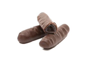 chocolate sticks with a stuffing