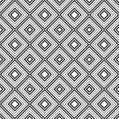 Abstract thin line checkered seamless pattern. Linear ornamental geometric background. Wrapping paper. Vector illustration.             