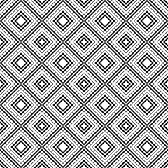Abstract thin line checkered seamless pattern. Linear ornamental geometric background. Wrapping paper. Vector illustration.             