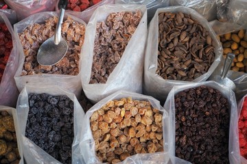 Various fragrant spices and herbs