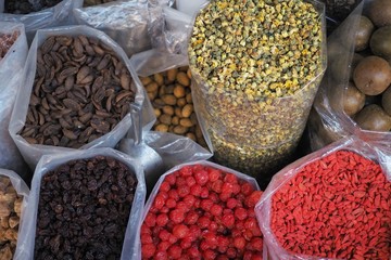 Various fragrant spices and herbs