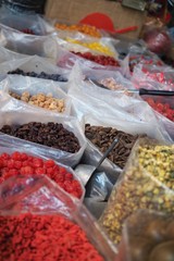 Various fragrant spices and herbs