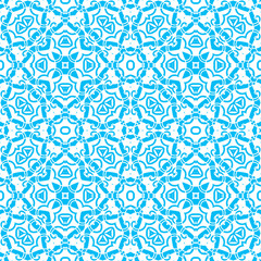 Abstract thin line seamless pattern. Linear ornamental geometric background. Wrapping paper. Vector illustration.             