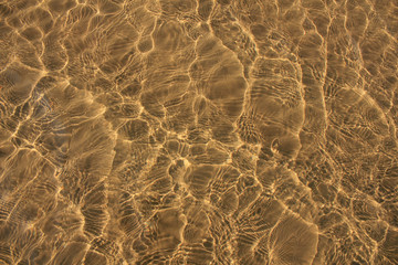 A play of sunlight in the clear water of Lake Vanern.