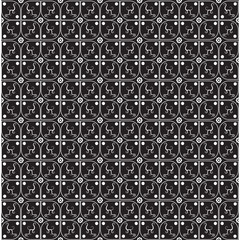 Black and white abstract pattern old shcool style