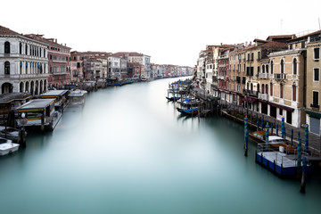 Long exposure of Grand Canal of Venice