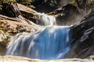 river and cascade
