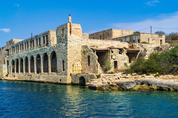 The derelict Lazzaretto was a former quarantine facility and hospital on the shore of Manoel Island, Malta.