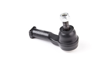  Tip, tie rod  for car isolated on white background. New car parts.