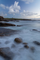 Sunset over Mullaghmore coast in portrait