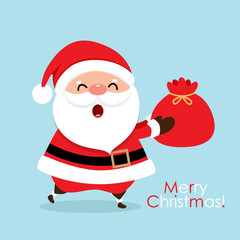 Christmas Greeting Card with Christmas tree, vector illustration