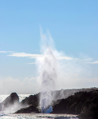 Fototapeta na wymiar water geyser