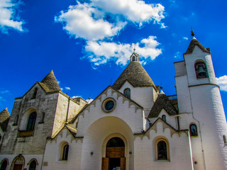 Church of St. Antonio (Italian: Chiesa Sant'Antonio) in Alberobello, Italy