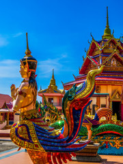 Fototapeta premium Wat Chayamangkalaram, Thai Buddhist Temple in Penang, Malaysia