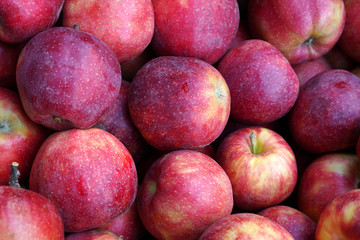 red apples for food texture
