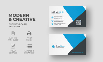 Creative Modern Business Card Template 