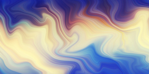 Abstract Color flow gradient background. Liquid marble art texture. Flow inks in water style. 