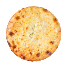 Top view of homemade ossetian pie