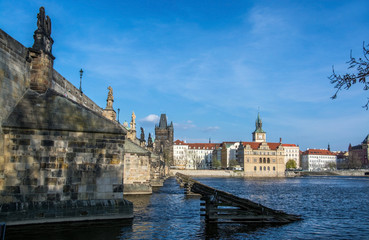 Fototapeta na wymiar Karlsbrücke, Prag, Tschechische Republik